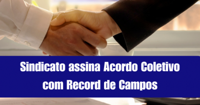 Sindicato dos Jornalistas e Record de Campos assinam Acordo Coletivo com ganho real para categoria